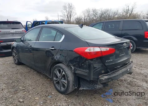 2015 Kia Forte Ex из США, поврежденный, VIN KNAFX4A89F5343447
